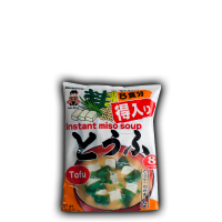 Zuppa di miso con tofu e alghe wakame